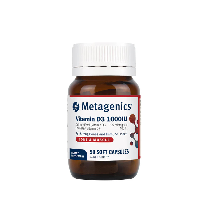 Metagenics Vitamin D3 1000IU 90s
