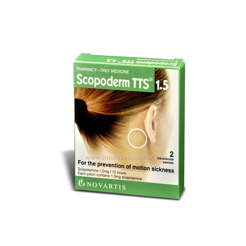 Scopoderm TTS 2pk Unichem Greenhithe Pharmacy