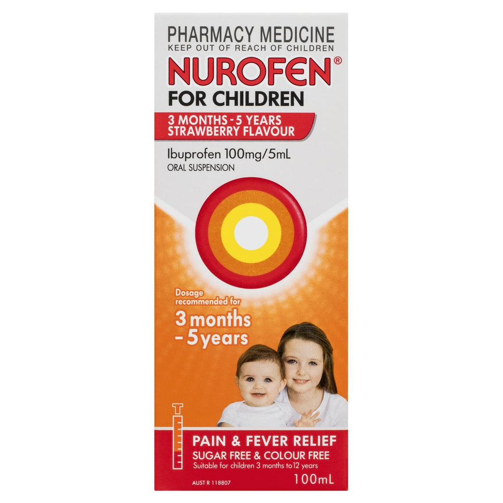 NUROFEN Child 3th-5yr Strwb 100ml