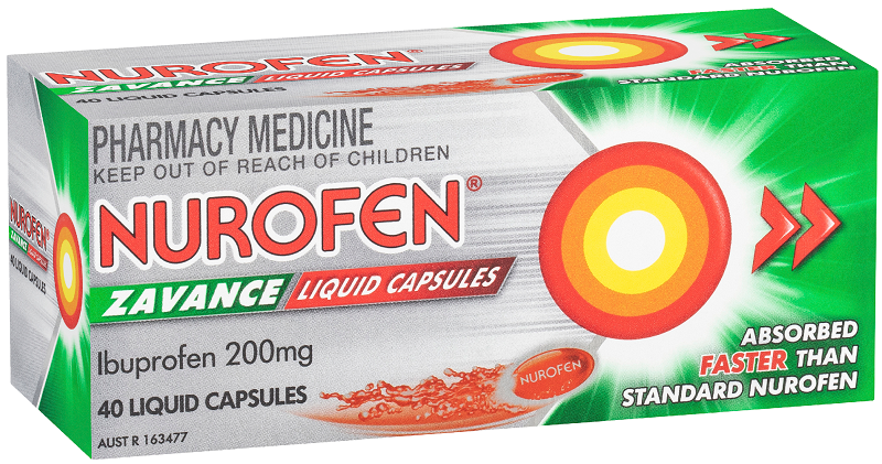 NUROFEN ZAVANCE Liq Caps 40s