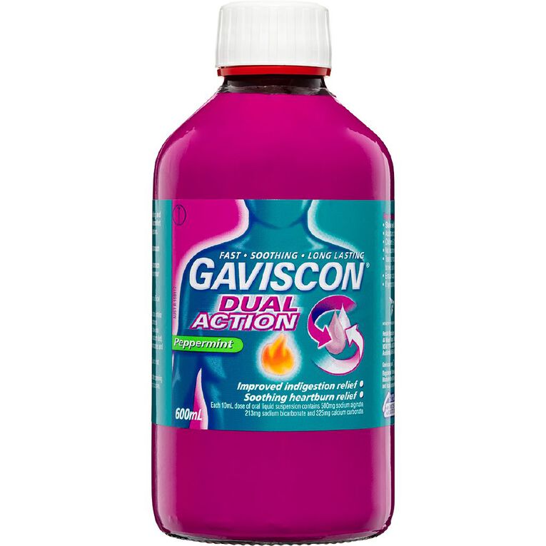 GAVISCON Dual Act. Liq Peppermint 600ml