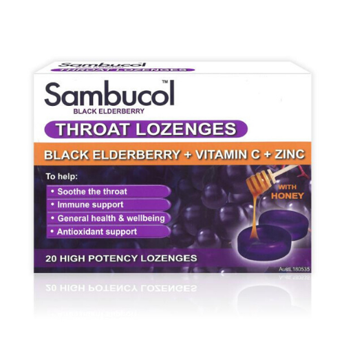 Sambucol Throat Lozenges 20s