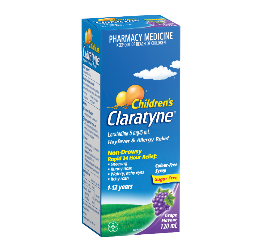 Claratyne Child Syrup Grape 120ml