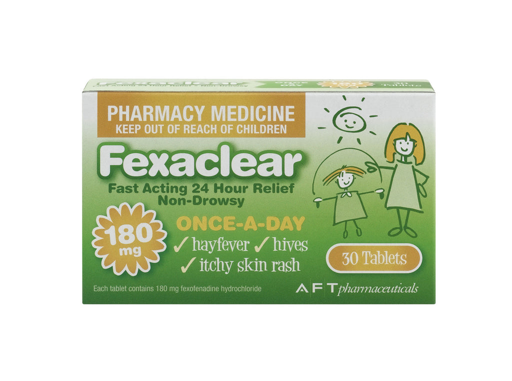 FEXACLEAR 180mg 30 Tablets