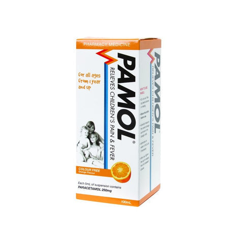 PAMOL All Ages Orange C/F 100ml