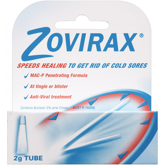 Zovirax Cold Sore Cream 2g