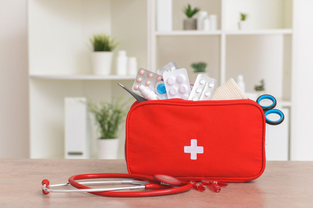 first aid kit at home