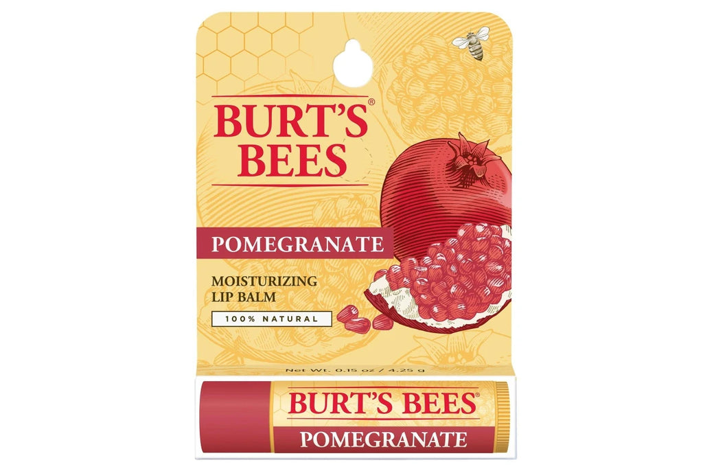 Burts Bees 100% Natural Pomegranate Lip Balm