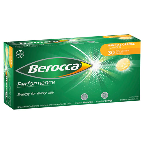 BEROCCA Energy Mango and Orange 30s