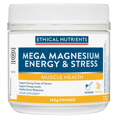 Ethical Nutrients Mega Magnesium Energy & Stress 140g