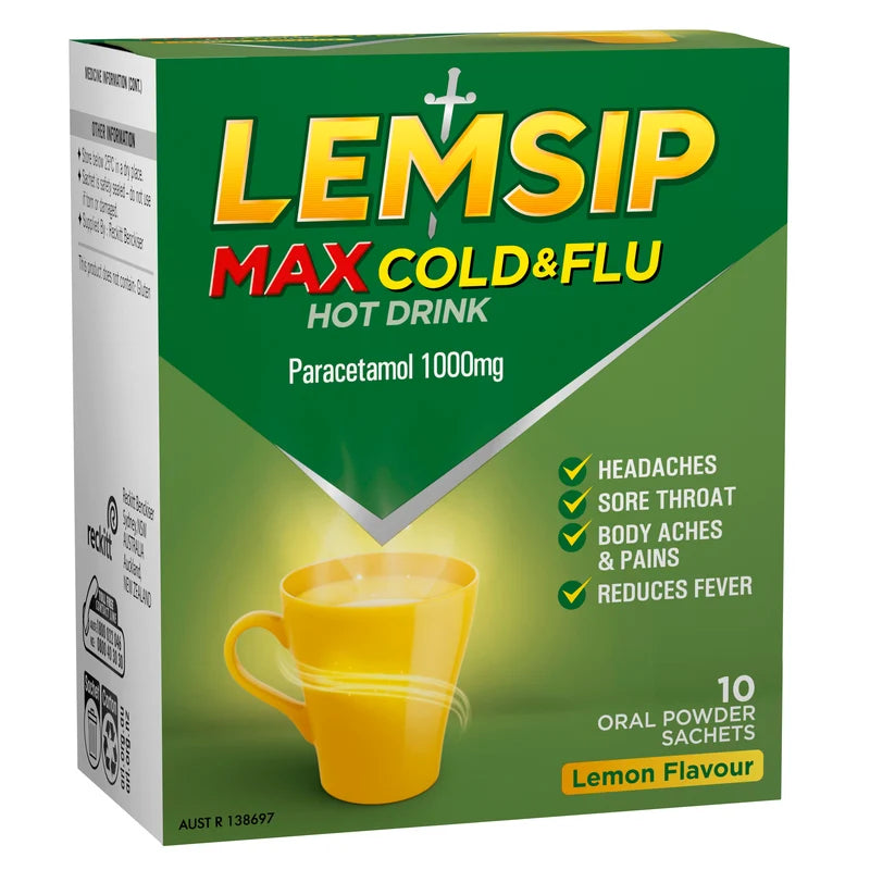 LEMSIP MAX C&F W/D LEMON SACHT 10