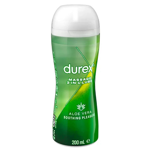 Durex Play Massage 2 in 1 Gel Intimate Lubricant Aloe Vera 200mL