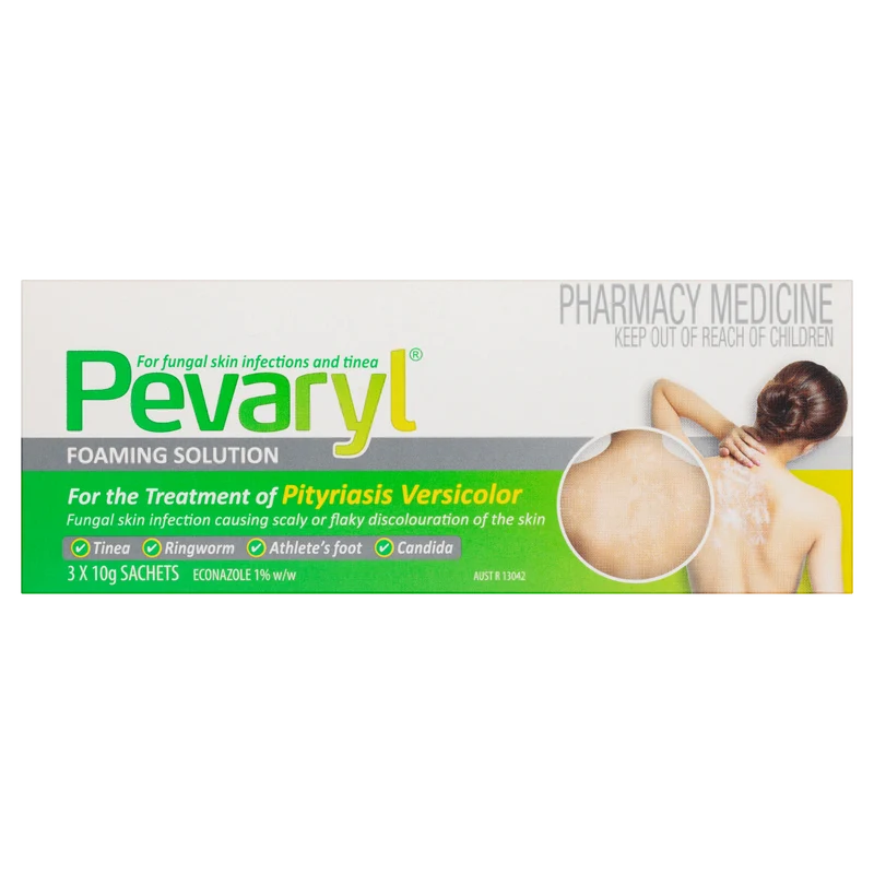 PEVARYL Foam Sol. 1% 10X3pk