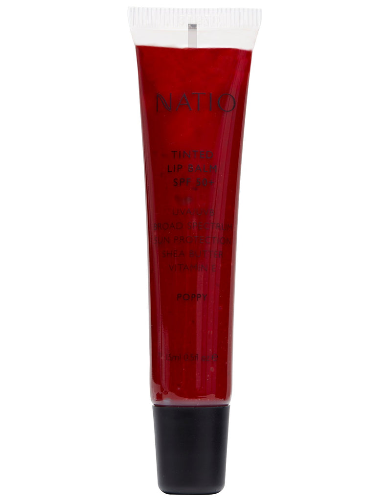 NATIO TINTED LIP BALM SPF 50+ Poppy