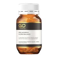 GO Healthy Pro Women Flora Balance 30 Vege Capsules