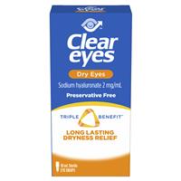 Clear Eyes Dry Eyes Drops 10ml