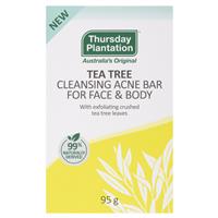 Thursday Plantation Tea Tree Cleansing Acne Bar for Face & Body 95g