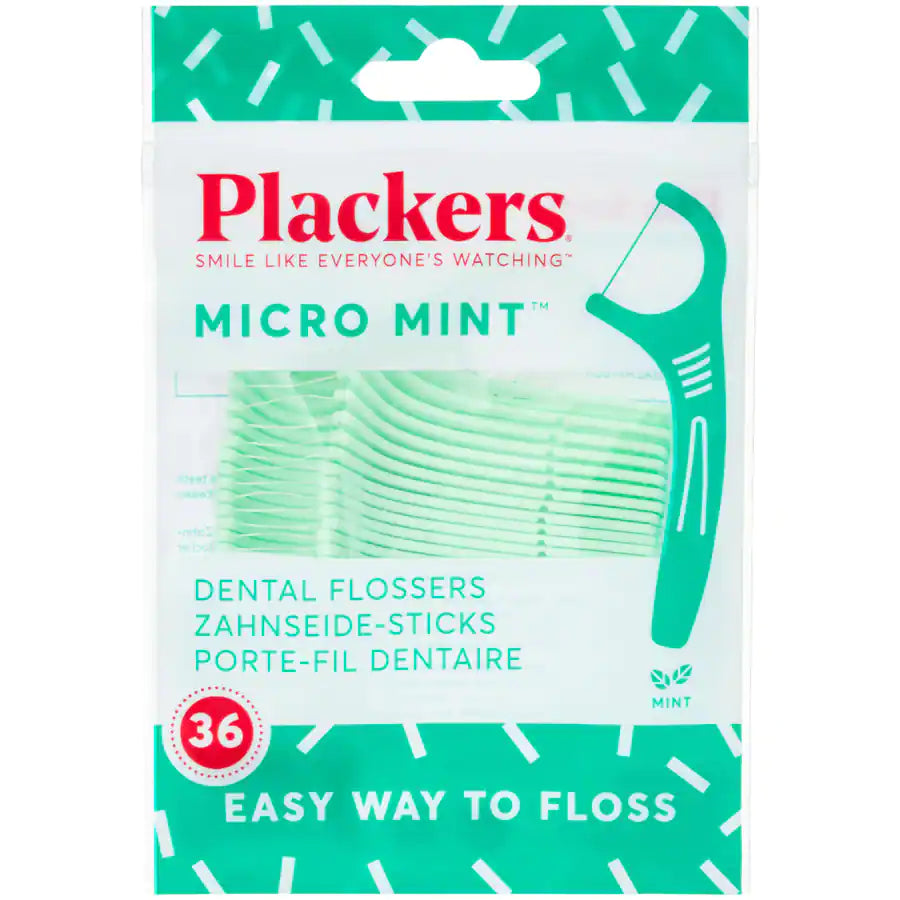 PLACKERS Micromint Flossers 36pk