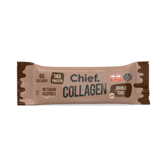 Chief Collagen Protein Double Choc Bar 45g