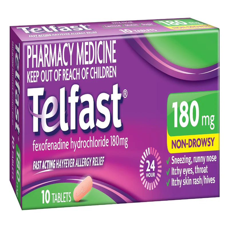 TELFAST 180mg Tabs 10s