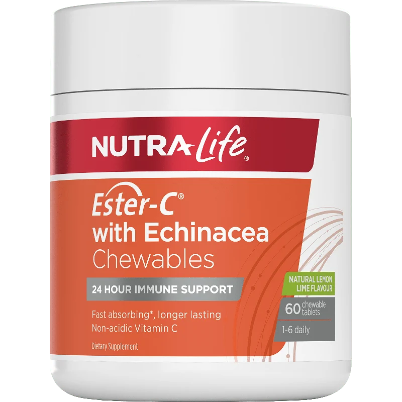 Ester C Echinacea Chew 60 Capsules