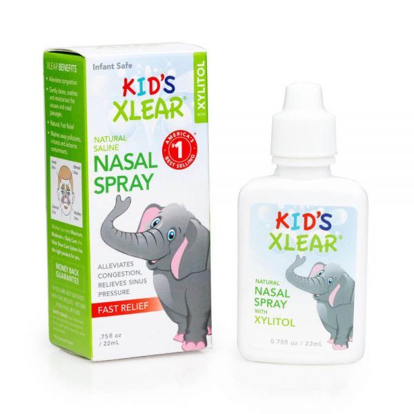 KID’S XYLITOL & SALINE NASAL SPRAY – 22ML BOTTLE