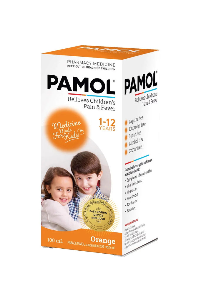 PAMOL All Ages Orange C/F 100ml