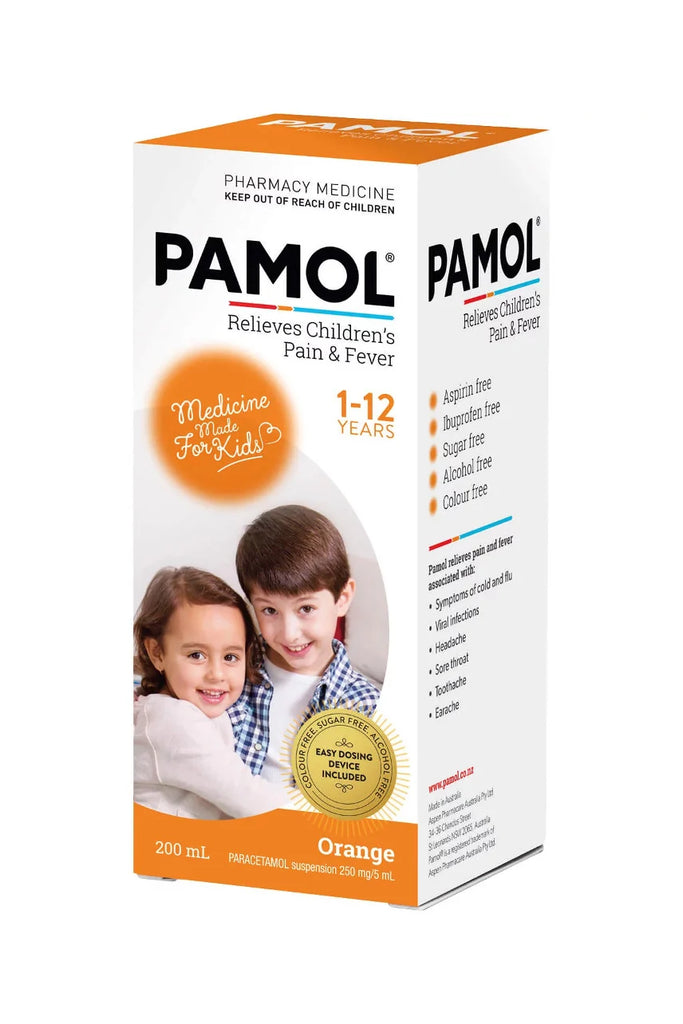 PAMOL All Ages Orange C/F 200ml
