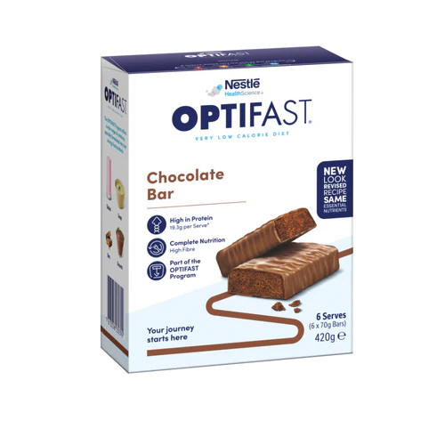 OPTIFAST VLCD Bars Chocolate 6pk