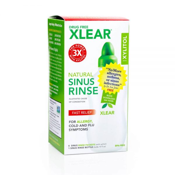 Xlear, Natural Sinus Rinse with Xylitol, 1 Kit