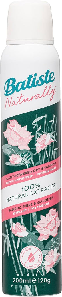 Batiste Dry Shampoo Natural Extracts Bamboo Fibre & Gardenia 200ml