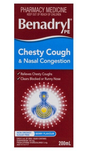 BENADRYL PE Chesty Cough & NC 200ml