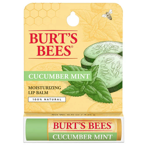 Burt's Bees Moisturizing Lip Balm Cucumber Mint