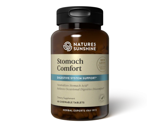 Nature's Sunshine Stomach Comfort Chewable Tablets 60