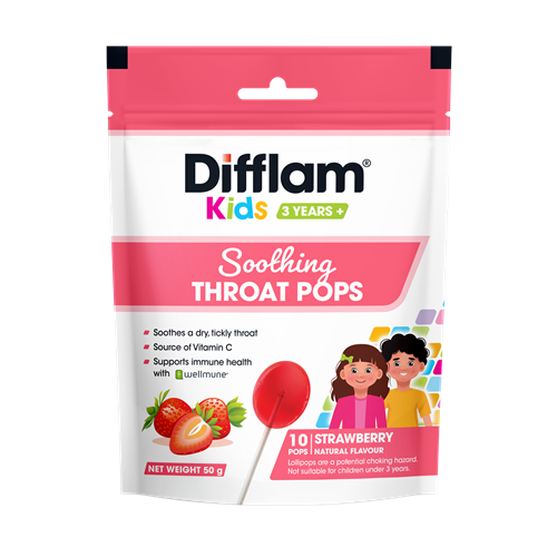 DIFFLAM K Sooth Throat Pop Strawb10s