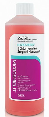 Microshield 4 Chlorhexidine 4% Surgical Scrub