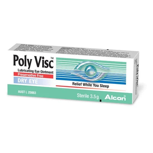 Alcon Poly-Visc Lubricating Eye Ointment 3.5g