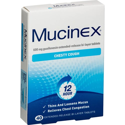 MUCINEX SE 600mg 40 Tablets