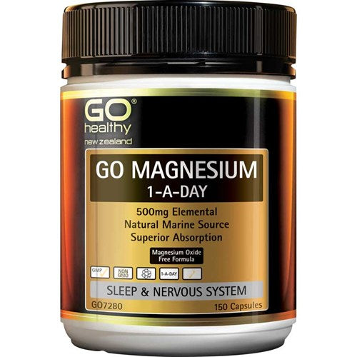 GO Healthy GO Magnesium 1-A-Day Capsules 150s