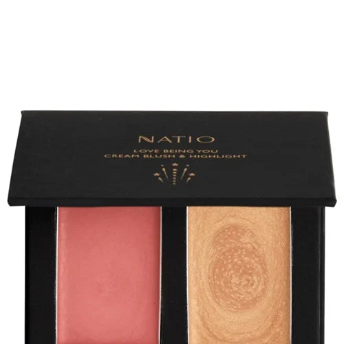 NATIO Love Being You Cream Blush & Highlight