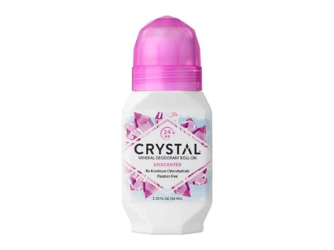 CRYSTAL, Mineral-Enriched Deodorant Roll-On, Unscented, 66 ml