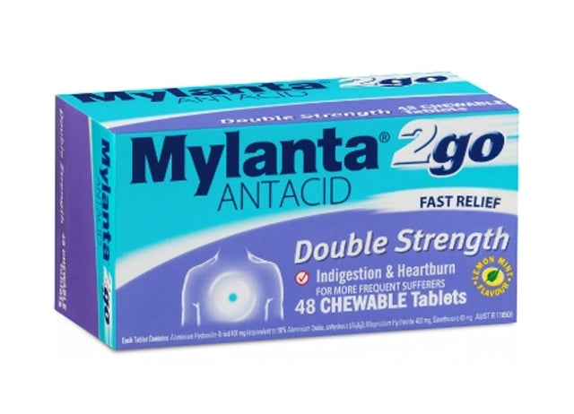 MYLANTA 2Go Double Strength 24 Tablets