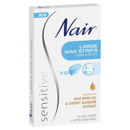 NAIR Sensitive Wax Strips Large 40pk