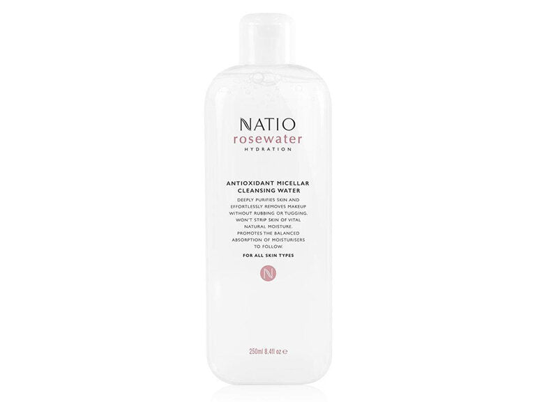 NATIO Rosewater Hydration Antioxidant Micellar Cleansing Water 250ml