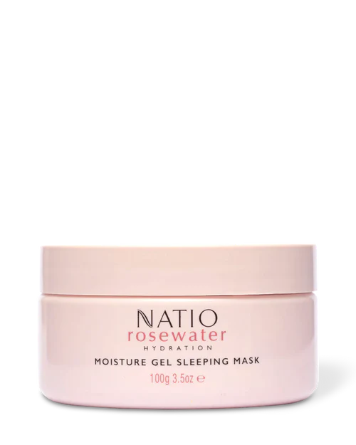 Natio Rosewater Moisture Gel Sleeping Mask 100g