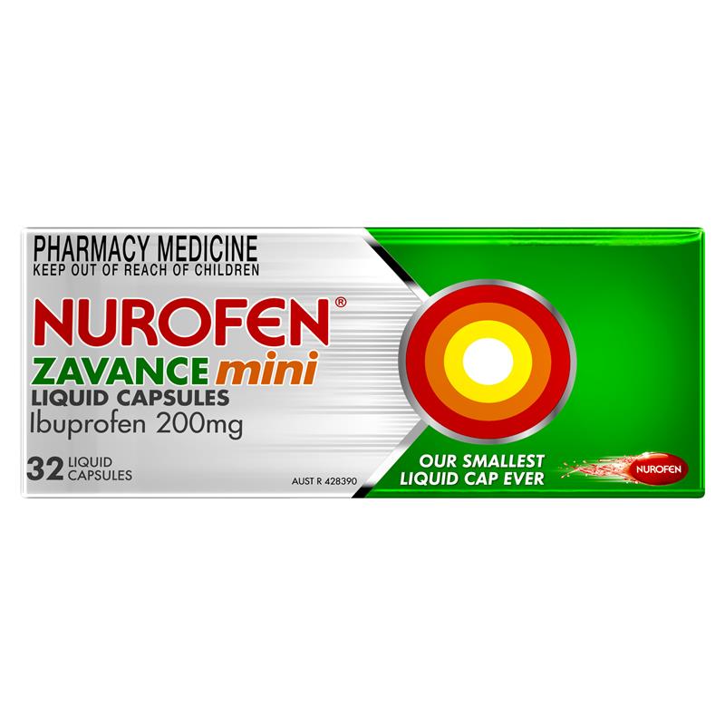 NUROFEN Zavance Mini Liquid Caps 32s