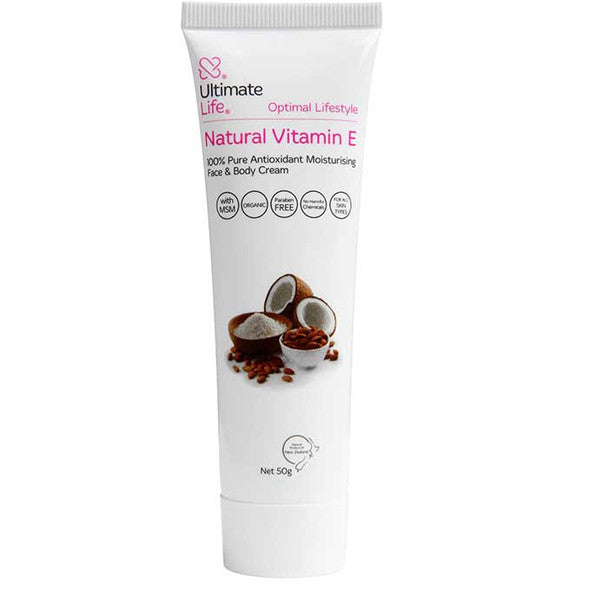 ULTIMATE LIFE Nat Vit E Cr Tube 50g