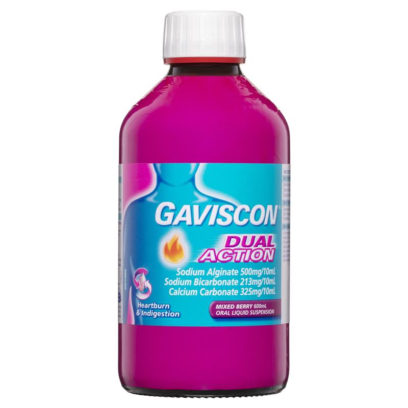 GAVISCON Dual Act. Mixed Berry Liquid 600ml