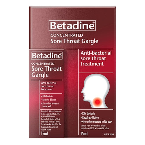 Betadine Sore Throat Gargle | 15ml