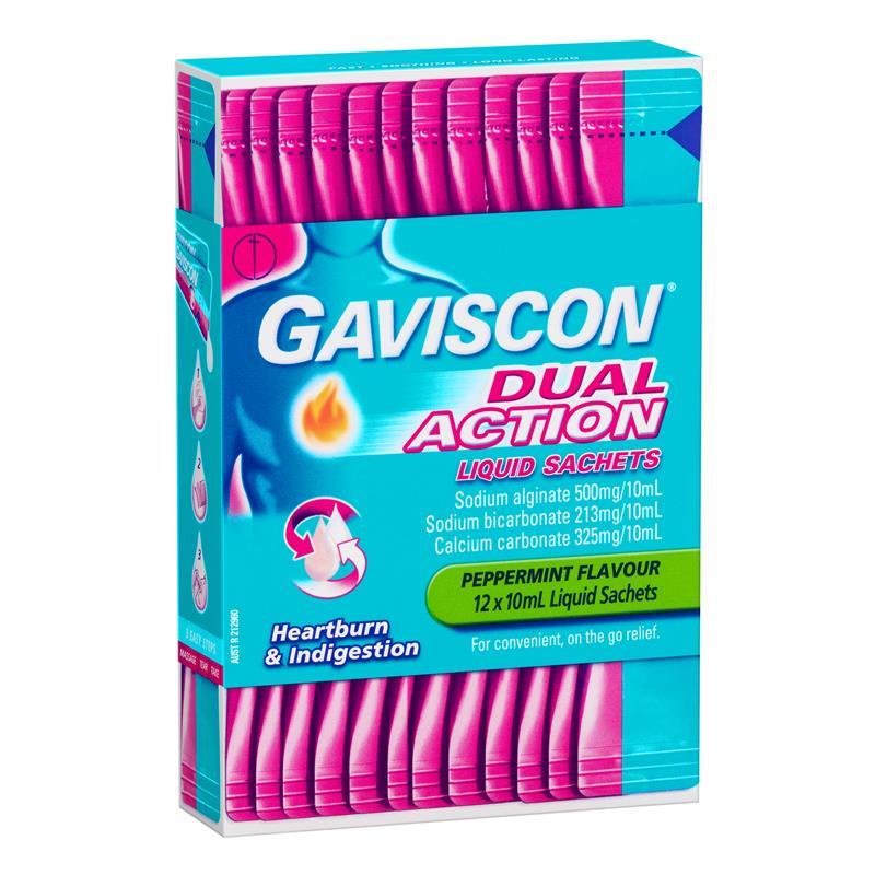 GAVISCON Dual Action Liq Sachet 12pk